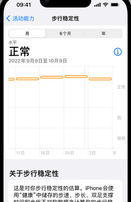 伊犁iPhone手机维修如何在iPhone开启'步行稳定性通知'